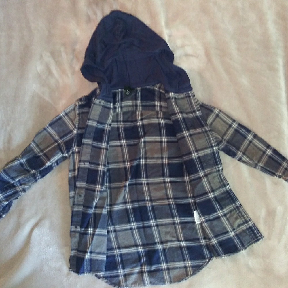Army Green And Navy Blue Toddler Flannel